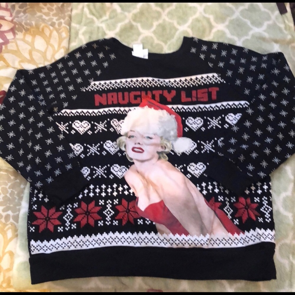 Marilyn Monroe Christmas sweatshirt